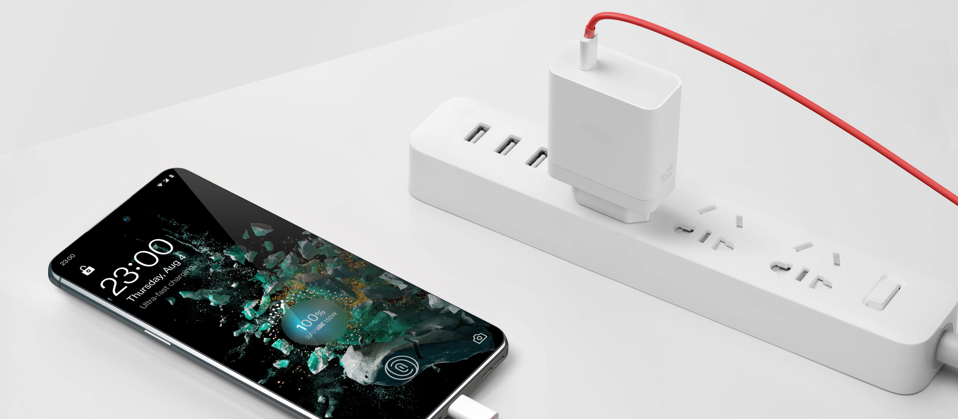 OnePlus SUPERVOOC 160W Adapter With Cable in Pakistan.