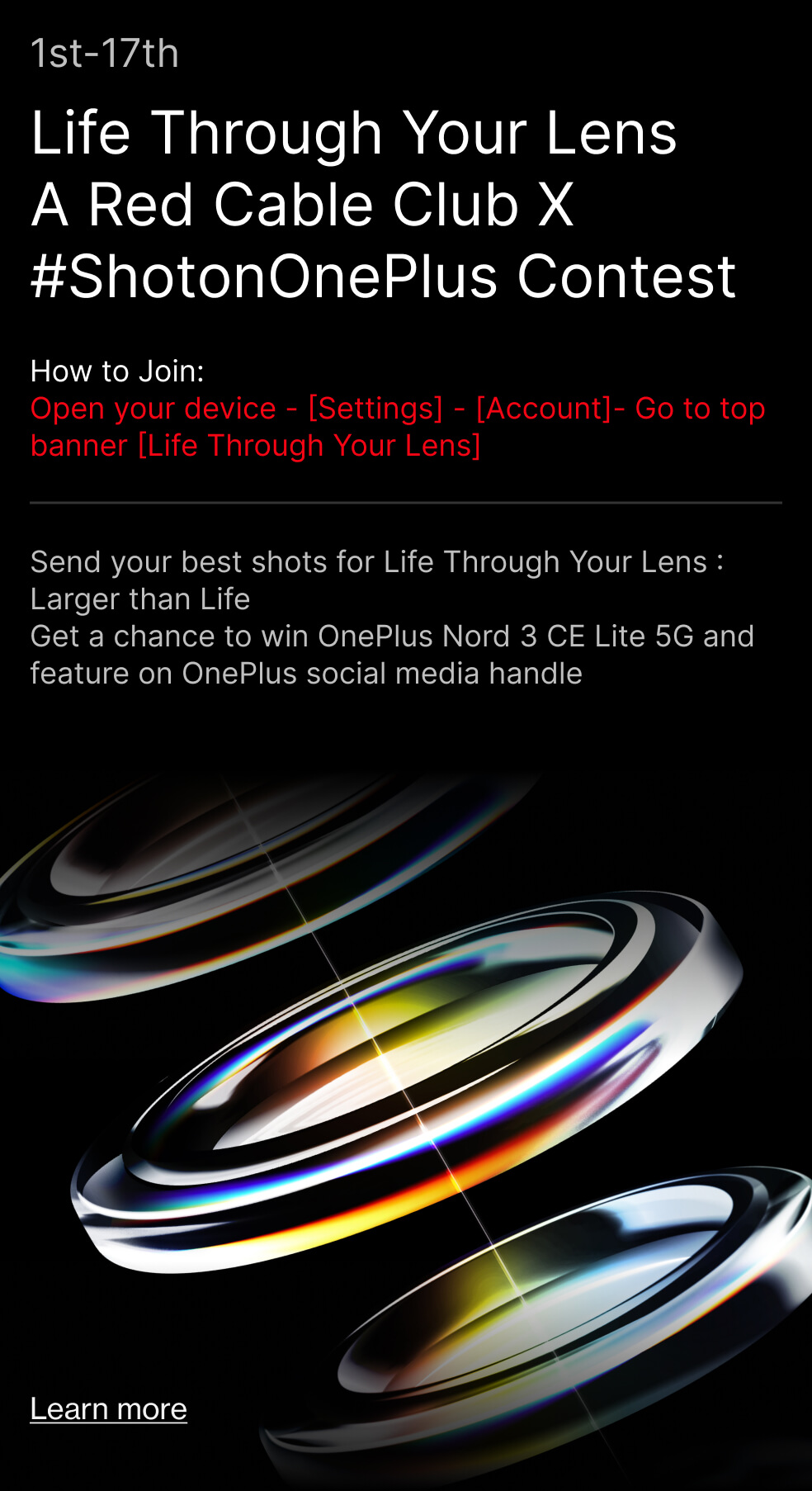 April Red Cable Club Activity Calendar