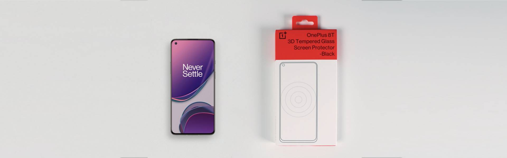 OnePlus 8T 3D Tempered Glass Screen Protector