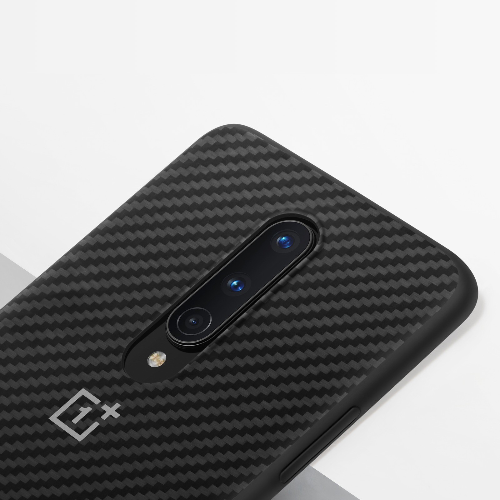 SDTEK Custodia In Carbonio TPU Per OnePlus 8 - Cover Bumper Antishock In Silicone Morbido, Colore Nero