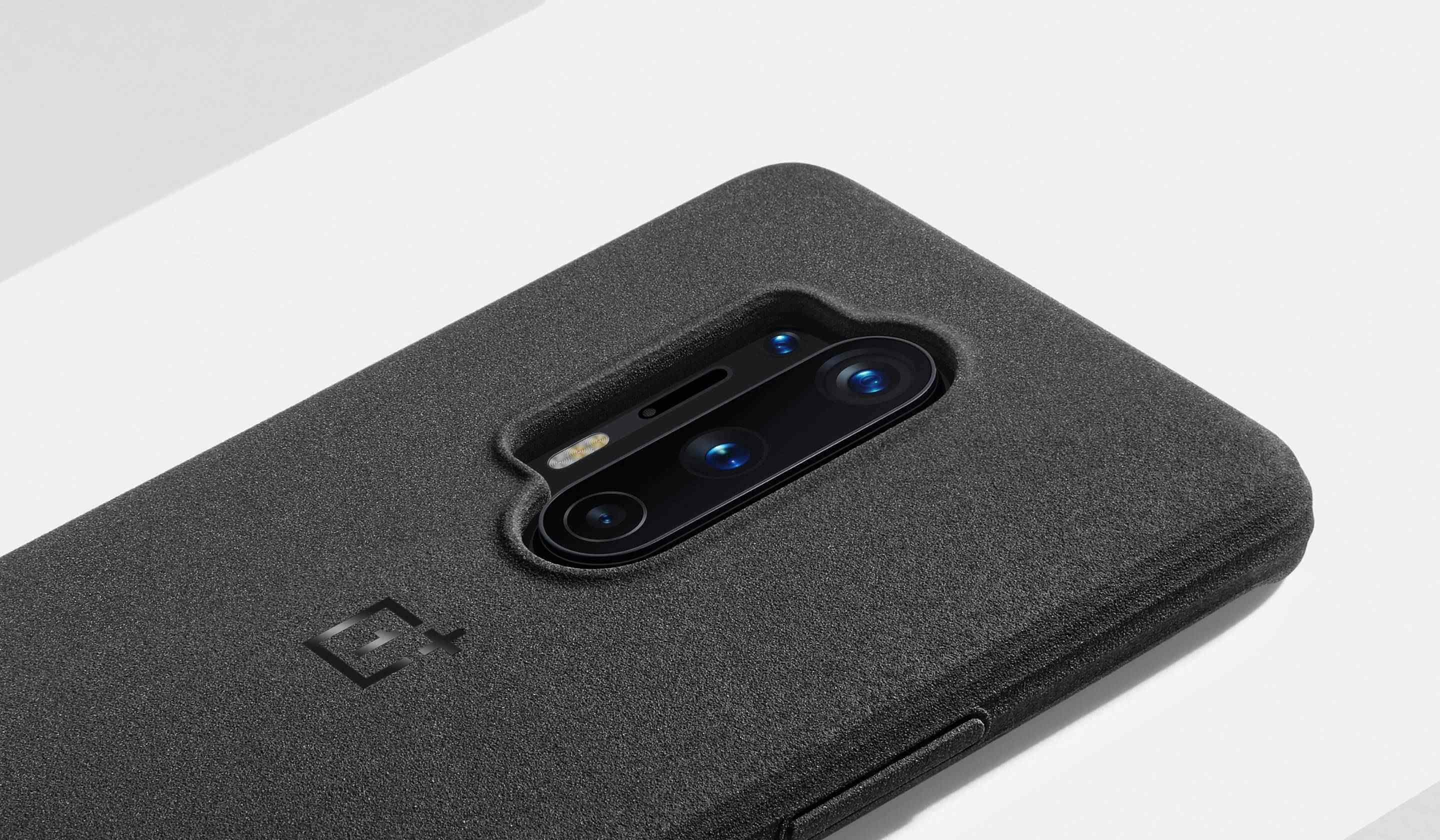 SDTEK Custodia per OnePlus 8 [Carbonio TPU] Cover Case Nero